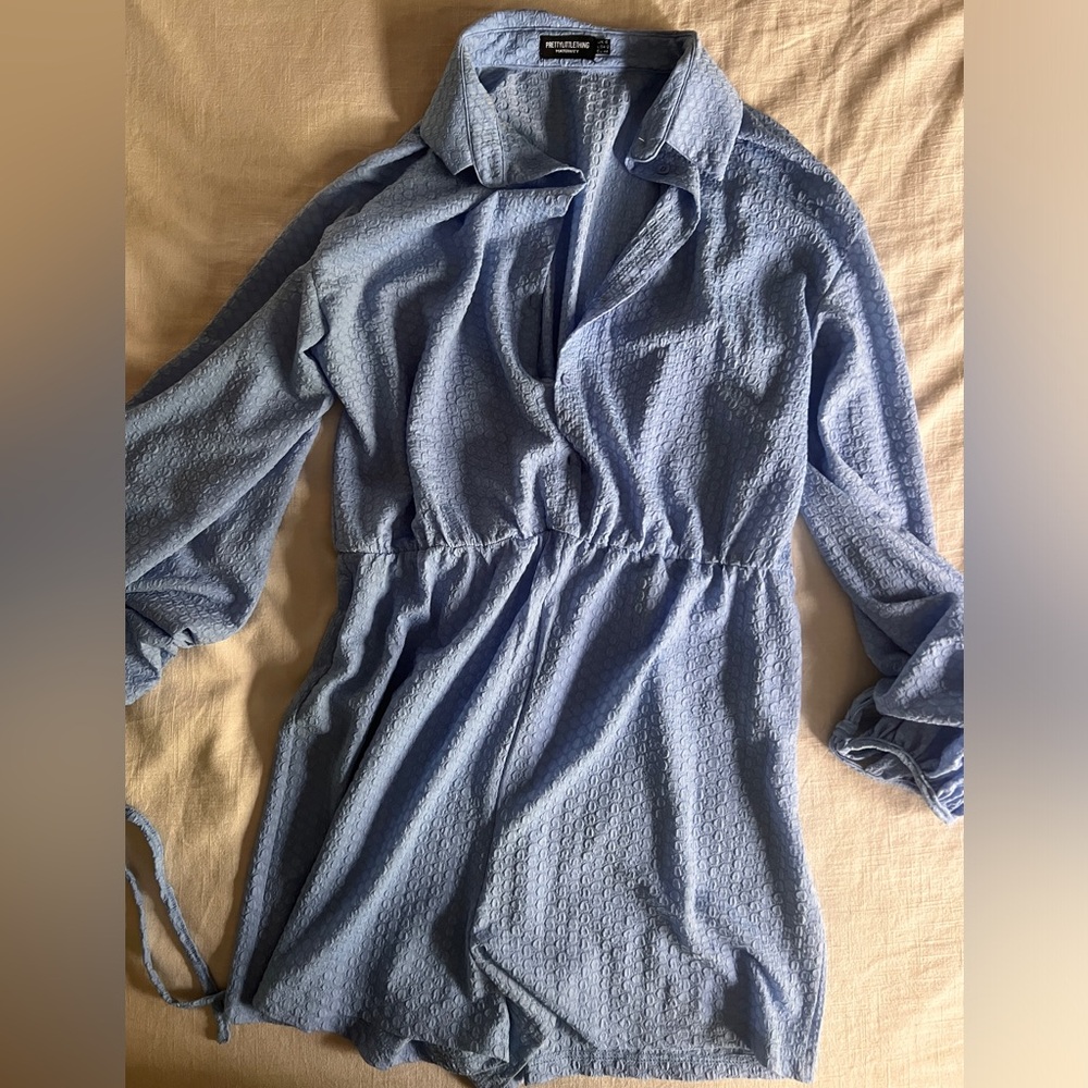 Pretty Little Thing maternity long sleeve romper